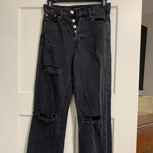 Aeropostale Black 90s baggy jeans